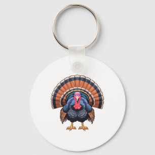 Wild turkey key ring