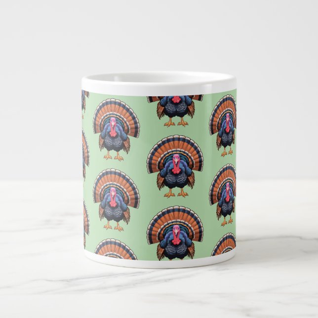 Wild turkey large coffee mug (Front)
