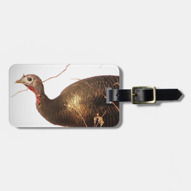 Wild Turkey Luggage Tag (Front Horizontal)
