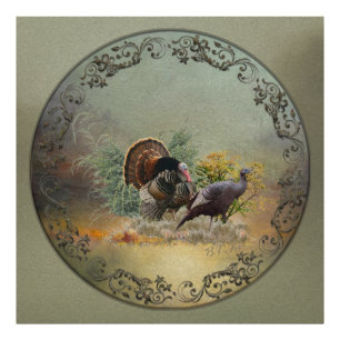Wild turkey photo print