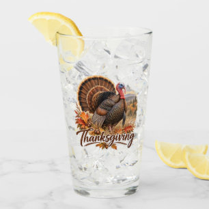 Wild Turkey Thanksgiving Glass