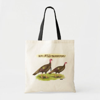 Wild Turkey Thanksgiving Tote Bag