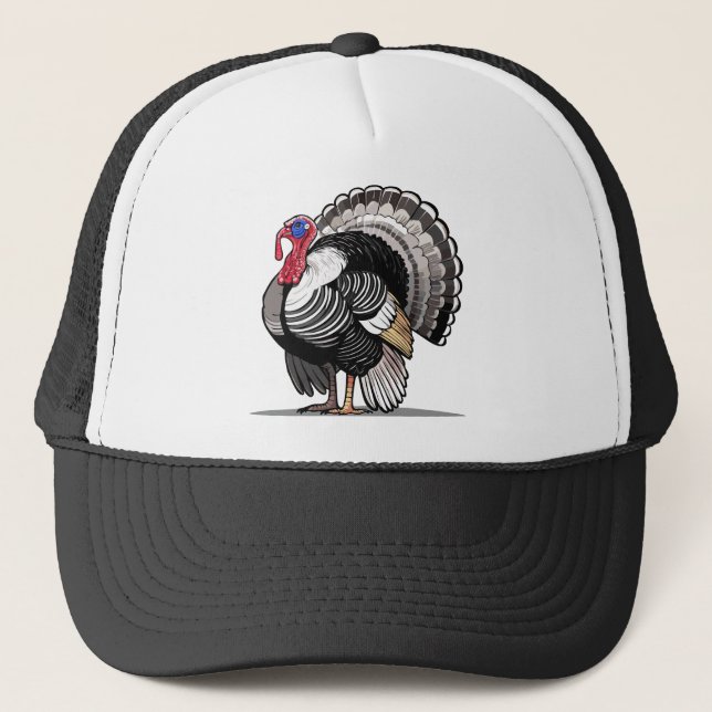 Wild turkey trucker hat (Front)