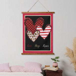 Wild valentine hanging tapestry