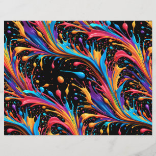 Wild Vibrant Paint Splash