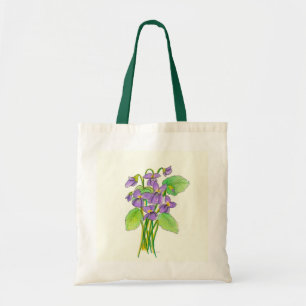Wild Violets Tote Bag