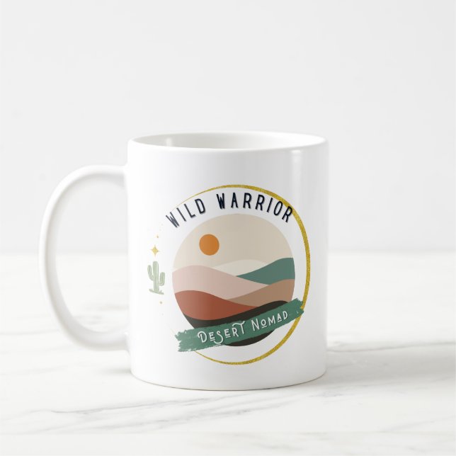 Wild Warrior Desert Nomad Coffee Mug (Left)