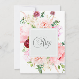 Wild Watercolor Garden RSVP