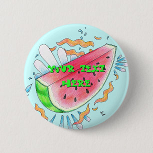 Wild Watermelon Button