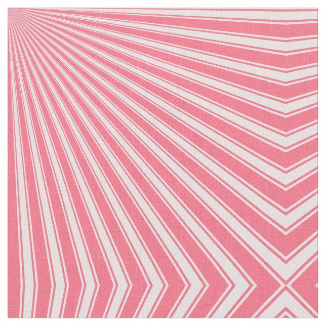 Wild watermelon Funky Sun Rays Background Fabric (Close Up)