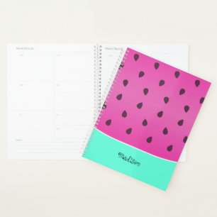 Wild Watermelon Slice Personalised Planner