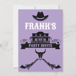 Wild West Americana Birthday Invitation