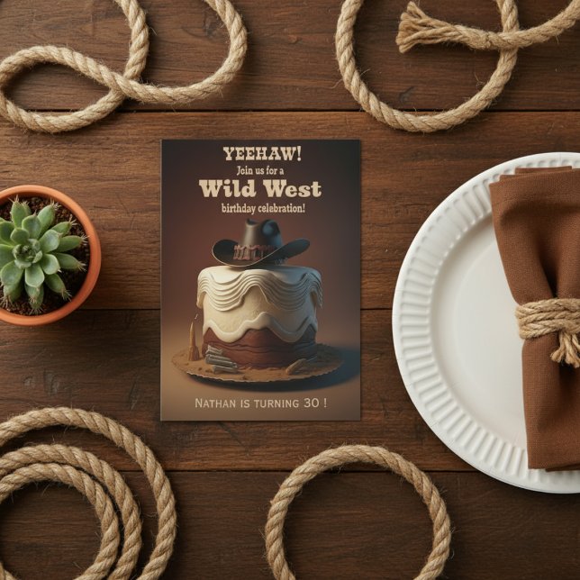 Wild West Birthday Invitation (Creator Uploaded)