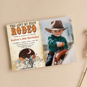 Wild West Birthday Western Cowboy Birthday Invitation