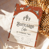 Wild West Buckaroo Invitation