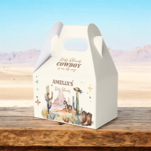 Wild West Cowboy Baby Shower Favour Box