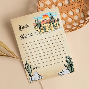 Wild West Cowboy Birthday Party Thank You Card