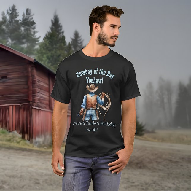 Wild west Cowboy Birthday T-Shirt (Creator Uploaded)