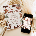 Wild West Cowboy Country Western Birthday Party Invitation<br><div class="desc">Wild West Cowboy Country Western Birthday Party Invitation
Matching items available.</div>