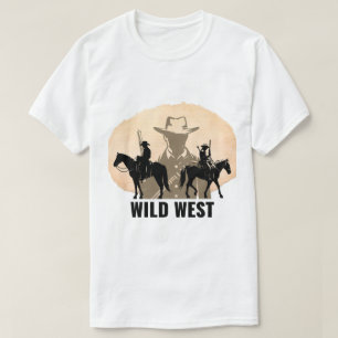 Wild West Cowboy Graphic T-Shirt