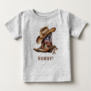 Wild west cowboy howdy baby T-Shirt