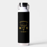 Wild West Cowboy Personalised Monogram Groomsmen Water Bottle<br><div class="desc">Personalised gifts for groomsmen and best man with old western cowboy theme. Decorated with cowboy hat with vintage western font. Text and colour are editable using the Design Tool to fit your occasion. Get this customise gift for wedding,  bachelor party,  engagement party or any other special occasions.</div>