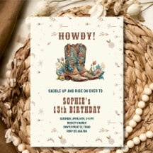 Wild west cowgirl birthday