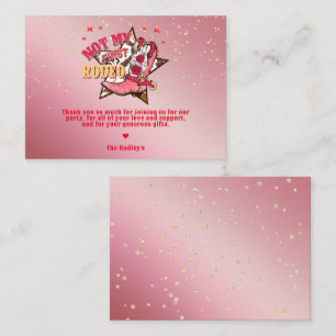 Wild West Cowgirl Thankyou Note Card