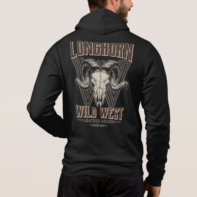 Wild West Leather Goods Hoodie (Back)