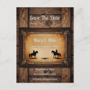 Wild West Novelty Wedding Invitation