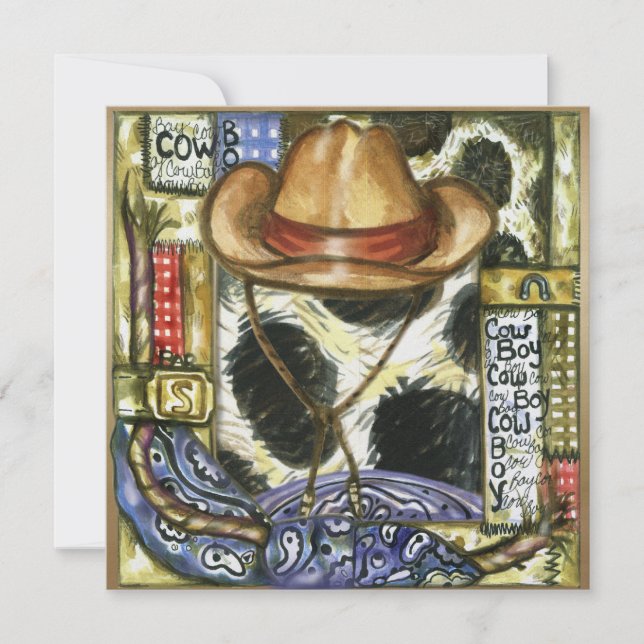 Wild West Party - SRF Invitation (Front)