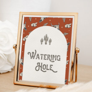 Wild West Party   Watering Hole Sign