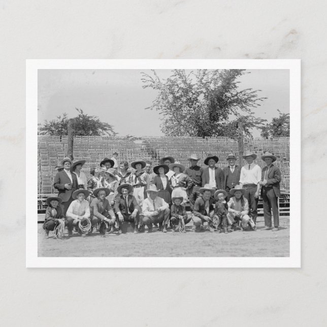 Wild West Performers, 5/29/1923 Postcard (Front)