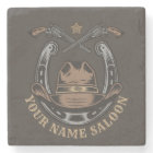 Wild West Revolver Horseshoe Western Cowboy Saloon