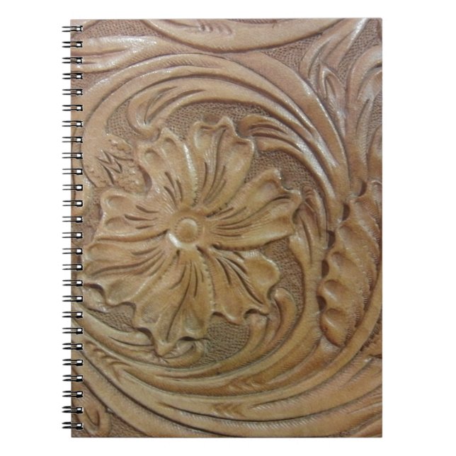 Wild West Rose Spiral Notebook (Front)