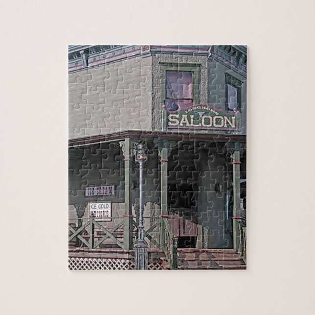 Wild West Saloon Jigsaw Puzzle (Vertical)