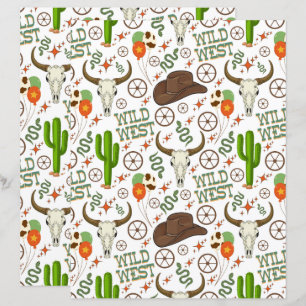 Wild West Scrapbook Paper
