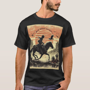 Wild West Spirit: Cowboy Adventure T-Shirt
