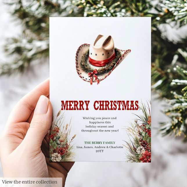 Wild West typography Christmas greeting card (Wild West typography Christmas greeting card

)