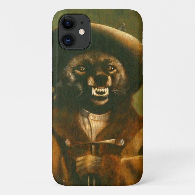 Wild West Werewolf iPhone 11 Case (Back)