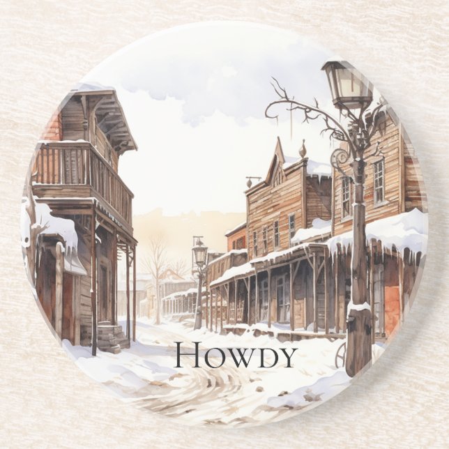 Wild West Winter Coaster (Front)
