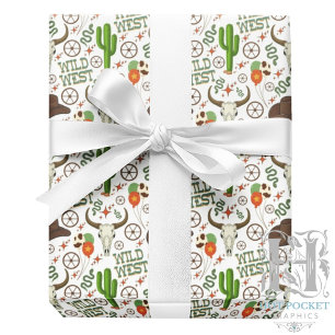 Wild West Wrapping Paper