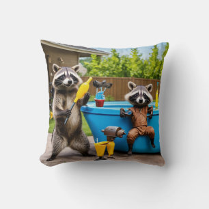 Wild & Wet: Animal Pool Party Pillows