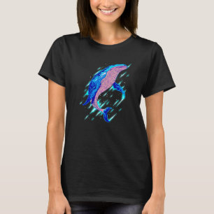 Wild Whale for Ocean Wildlife  with Colourful Whal T-Shirt