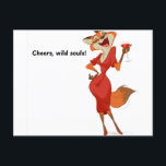 Wild Whiskers: Fox Spirit Postcard<br><div class="desc">Send a touch of the wild with this enchanting fox postcard,  capturing the cunning and charm of nature's most elusive creature. Perfect for sharing with fellow nature enthusiasts or as a keepsake from your woodland adventures.</div>