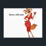 Wild Whiskers: Fox Spirit Postcard<br><div class="desc">Send a touch of the wild with this enchanting fox postcard,  capturing the cunning and charm of nature's most elusive creature. Perfect for sharing with fellow nature enthusiasts or as a keepsake from your woodland adventures.</div>