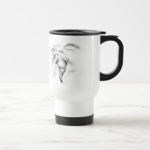 Wild White Horse Mug