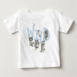 WILD Wild Things and Max - Blue Baby T-Shirt