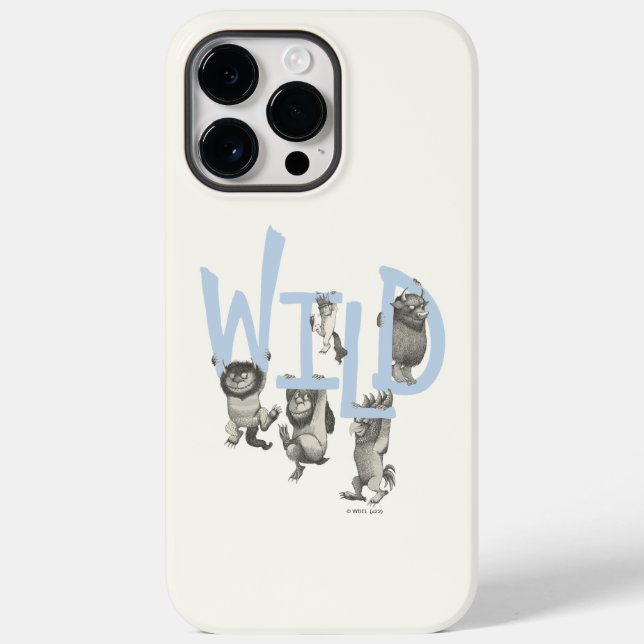 WILD | Wild Things and Max - Blue Case-Mate iPhone Case (Back)