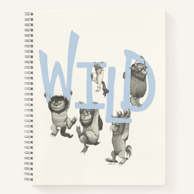 WILD | Wild Things and Max - Blue Notebook (Front)